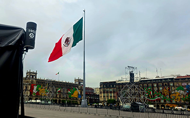 Modem Inalambrico Teltonika & Telmex para dar internet a un evento temporal en el zocalo capitalino